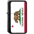 Flag of California V1 State / United States - Oil Windproof Black Lighters Briquet Encendedor