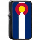 Flag of Colorado State / United States - Oil Windproof Black Lighters Briquet Encendedor