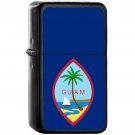Flag of Guam State / United States - Oil Windproof Black Lighters Briquet Encendedor
