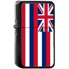 Flag of Hawaii State / United States - Oil Windproof Black Lighters Briquet Encendedor