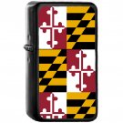 Flag of Maryland State / United States - Oil Windproof Black Lighters Briquet Encendedor
