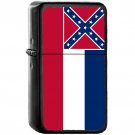 Flag of Mississippi State / United States- Oil Windproof Black Lighters Briquet Encendedor