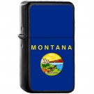 Flag of Montana State / United States - Oil Windproof Black Lighters Briquet Encendedor