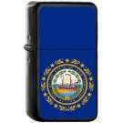 Flag of New Hampshire State / United States - Oil Windproof Black Lighters Briquet Encendedor