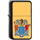 Flag of New Jersey State / United States - Oil Windproof Black Lighters Briquet Encendedor