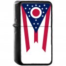 Flag of Ohio State / United States - Oil Windproof Black Lighters Briquet Encendedor