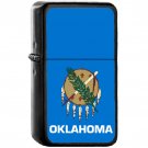 Flag of Oklahoma State / United States - Oil Windproof Black Lighters Briquet Encendedor