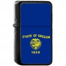 Flag of Oregon State / United States - Oil Windproof Black Lighters Briquet Encendedor