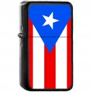 Flag of Puerto Rico State / United States - Oil Windproof Black Lighters Briquet Encendedor