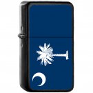 Flag of South Carolina V3 State / United States - Oil Windproof Black Lighters Briquet Encendedor
