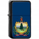 Flag of Vermont State / United States - Oil Windproof Black Lighters Briquet Encendedor