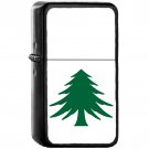 Naval Ensign of Massachusetts - Oil Windproof Black Lighters Briquet Encendedor