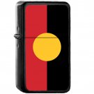 Australian Aboriginal Flag (Pantone) Country - Oil Windproof Black Lighters Briquet Encendedor