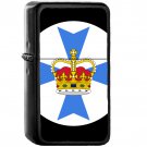 Badge of Queensland - Oil Windproof Black Lighters Briquet Encendedor