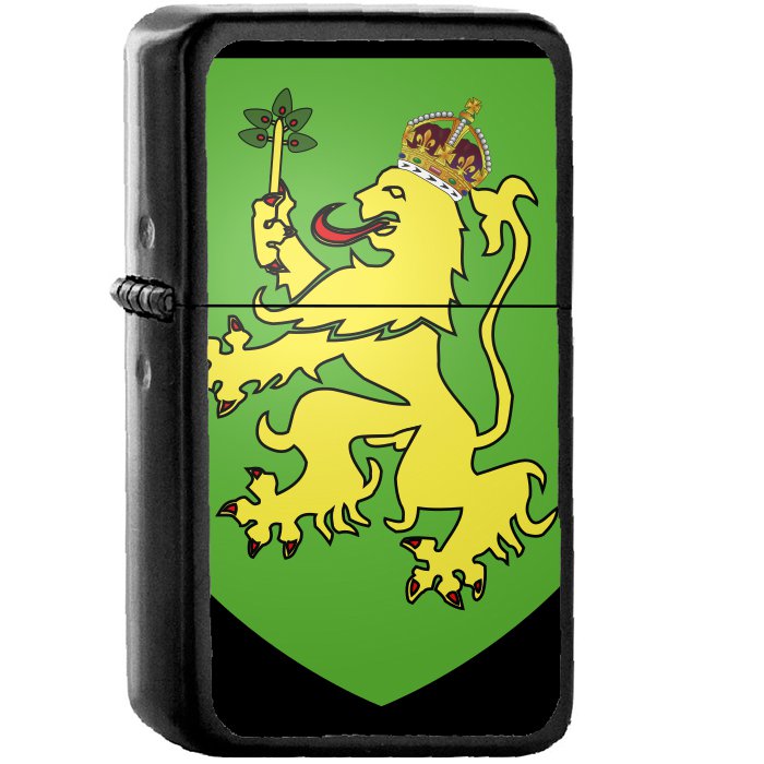 Blason Aurigny - Oil Windproof Black Lighters Briquet Encendedor