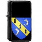 Blason Ile Herm - Oil Windproof Black Lighters Briquet Encendedor