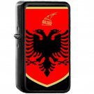 Coat of arms of Albania - Oil Windproof Black Lighters Briquet Encendedor