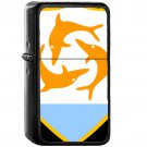 Coat of arms of Anguilla - Oil Windproof Black Lighters Briquet Encendedor