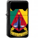 Coat of arms of Cameroon - Oil Windproof Black Lighters Briquet Encendedor