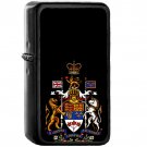 Coat of arms of Canada (1957–1994) - Oil Windproof Black Lighters Briquet Encendedor