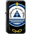 Coat of arms of Cape Verde - Oil Windproof Black Lighters Briquet Encendedor