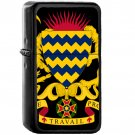 Coat of arms of Chad - Oil Windproof Black Lighters Briquet Encendedor