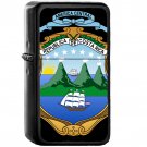 Coat of arms of Costa Rica - Oil Windproof Black Lighters Briquet Encendedor