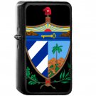 Coat of arms of Cuba - Oil Windproof Black Lighters Briquet Encendedor