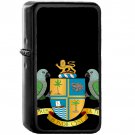 Coat of arms of Dominica - Oil Windproof Black Lighters Briquet Encendedor