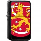 Coat of arms of Finland - Oil Windproof Black Lighters Briquet Encendedor