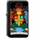 Coat of arms of Grenada - Oil Windproof Black Lighters Briquet Encendedor