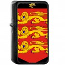 Coat of arms of Guernsey - Oil Windproof Black Lighters Briquet Encendedor