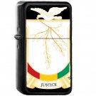Coat of arms of Guinea - Oil Windproof Black Lighters Briquet Encendedor