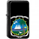Coat of arms of Liberia - Oil Windproof Black Lighters Briquet Encendedor