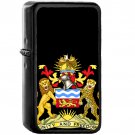 Coat of arms of Malawi - Oil Windproof Black Lighters Briquet Encendedor
