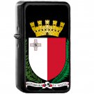 Coat of arms of Malta - Oil Windproof Black Lighters Briquet Encendedor