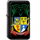 Coat of arms of Mauritius - Oil Windproof Black Lighters Briquet Encendedor