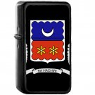 Coat of Arms of Mayotte - Oil Windproof Black Lighters Briquet Encendedor