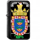 Coat of Arms of Melill - Oil Windproof Black Lighters Briquet Encendedor