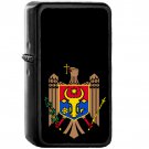 Coat of arms of Moldova - Oil Windproof Black Lighters Briquet Encendedor