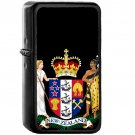 Coat of arms of New Zealand - Oil Windproof Black Lighters Briquet Encendedor