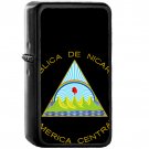 Coat of arms of Nicaragua - Oil Windproof Black Lighters Briquet Encendedor