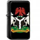 Coat of arms of Nigeria - Oil Windproof Black Lighters Briquet Encendedor