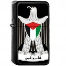 Coat of arms of Palestine - Oil Windproof Black Lighters Briquet Encendedor