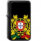 Coat of arms of Portugal - Oil Windproof Black Lighters Briquet Encendedor