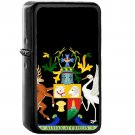 Coat of Arms of Queensland - Oil Windproof Black Lighters Briquet Encendedor