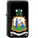 Coat of arms of Saint Vincent and the Grenadines - Oil Windproof Black Lighters Briquet Encendedor