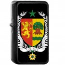 Coat of arms of Senegal - Oil Windproof Black Lighters Briquet Encendedor