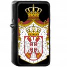 Coat of arms of Serbia - Oil Windproof Black Lighters Briquet Encendedor