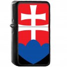 Coat of arms of Slovakia - Oil Windproof Black Lighters Briquet Encendedor